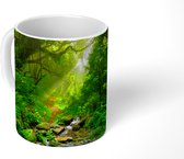 Mug - Tasse à café - Jungle - Water - Feuilles - Soleil - Nature - Mugs - 350 ML - Tasse - Tasses à café - Tasse à thé