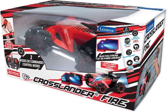Crosslander® Fire - Voiture rechargeable et radiocommandée avec fumée  d'eau, lumières... | bol