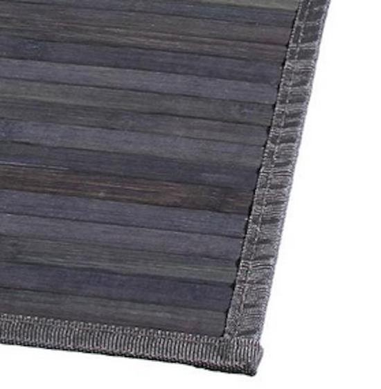 5Five Bamboe badmat - Vloerkleed 50x80cm - Donkergrijs