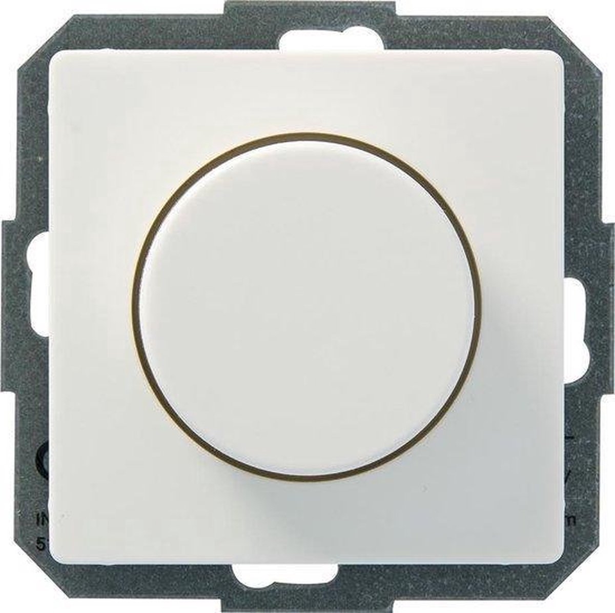 MERTEN System M dimmer | enkelpolig | 230V gloeilamp en 230V halogeen zonder trafo | 60 - 400 watt | inbouw | wit