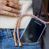 Coque de téléphone avec cordon Hendy - Classic - Confettis - iPhone 14 Plus