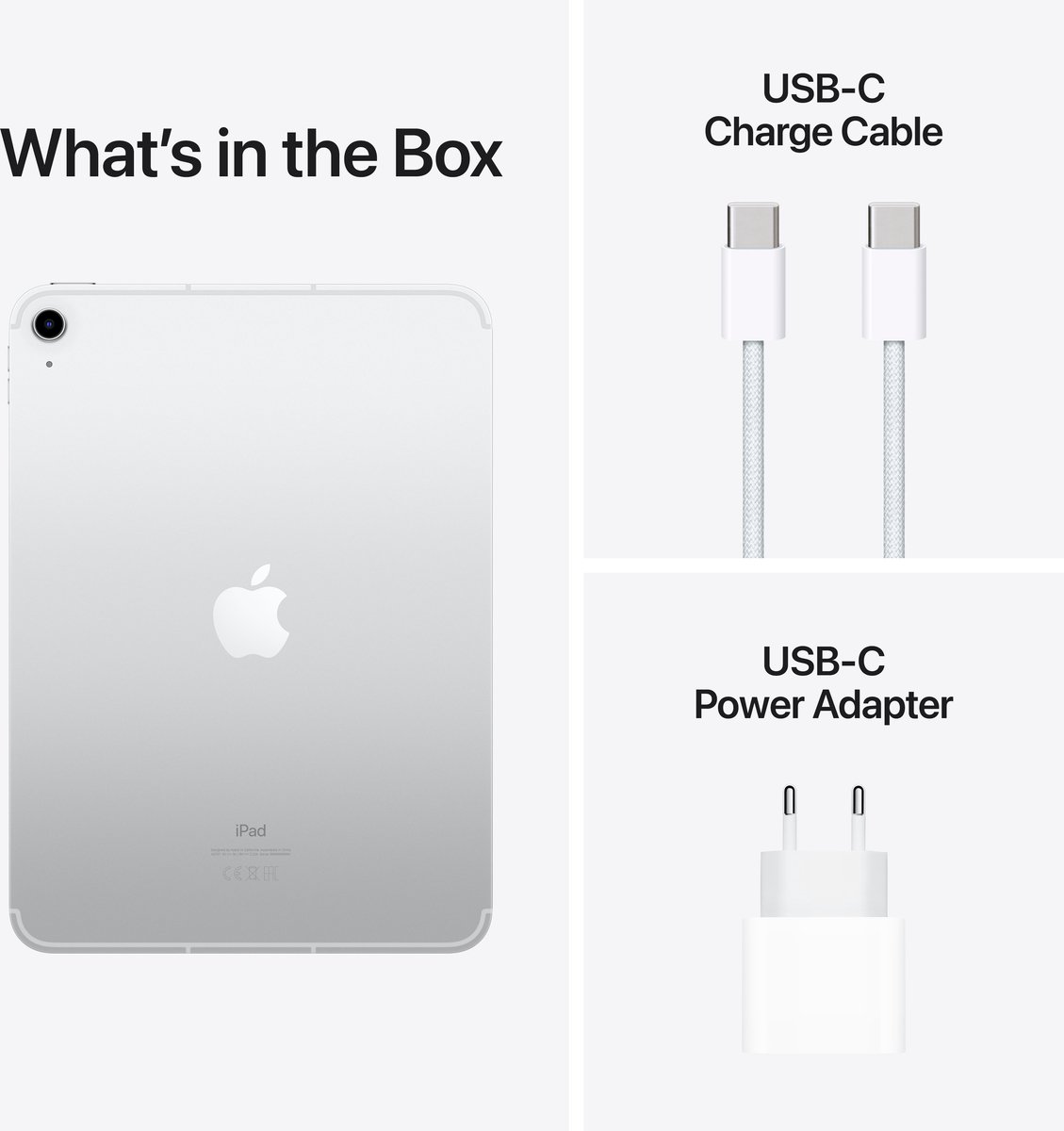 Apple iPad 2022 10,9 inch WiFi + 5G 256GB zilver Liquid Retina A14 Bionic Touch ID USB-C - Afbeelding 5