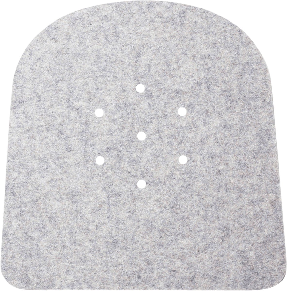 5 mm gaatjes (anti-slip) seatpad voor Tolix stoel | Lichtgrijs 07
