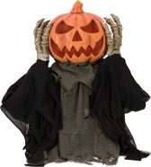 Europalms Halloween Figur POP-UP Kürbis, animiert 70cm - Halloweendecoratie