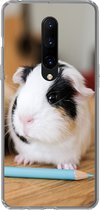 Geschikt voor OnePlus 7 Pro hoesje - Schattige baby-cavia's - Siliconen Telefoonhoesje