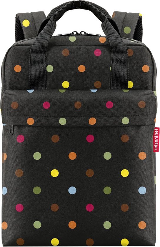 Reisenthel Allday Backpack M Rugzak - 15L - Dots Zwart