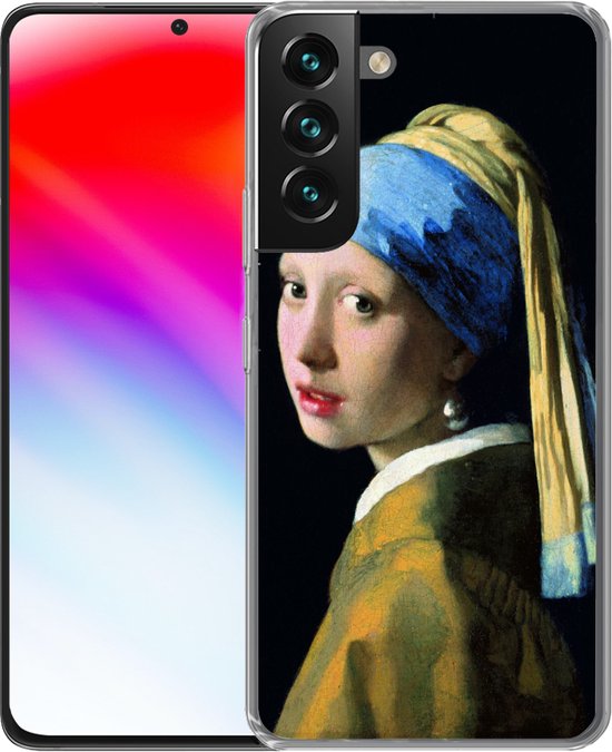 Samsung Galaxy S22 Hoesje Meisje Met De Parel Johannes Vermeer Siliconen 9652