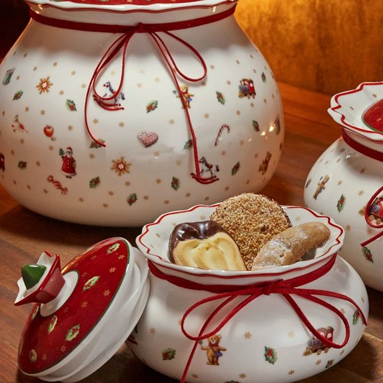 Villeroy & Boch Toy's Delight Suikerpot - Kerst Porselein