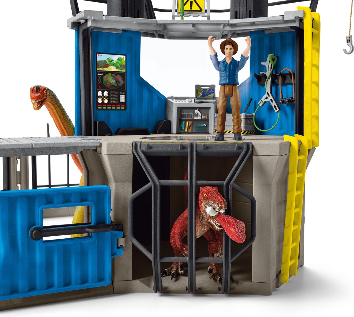 Schleich Dinosaurus Groot Dino-onderzoekstation - Speelfigurenset - 41462 — afbeelding 5