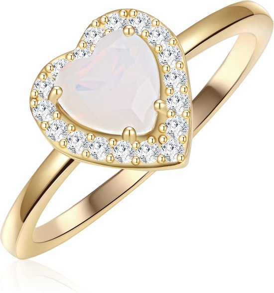Glanzstücke München Anello Solitario Donna In Argento 925 Con Zirconia - Regalo In Scatola Gioiello