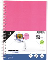 Kangaro plakboek - A5+ - 120 grams - 80 pagina's - roze - K-750082