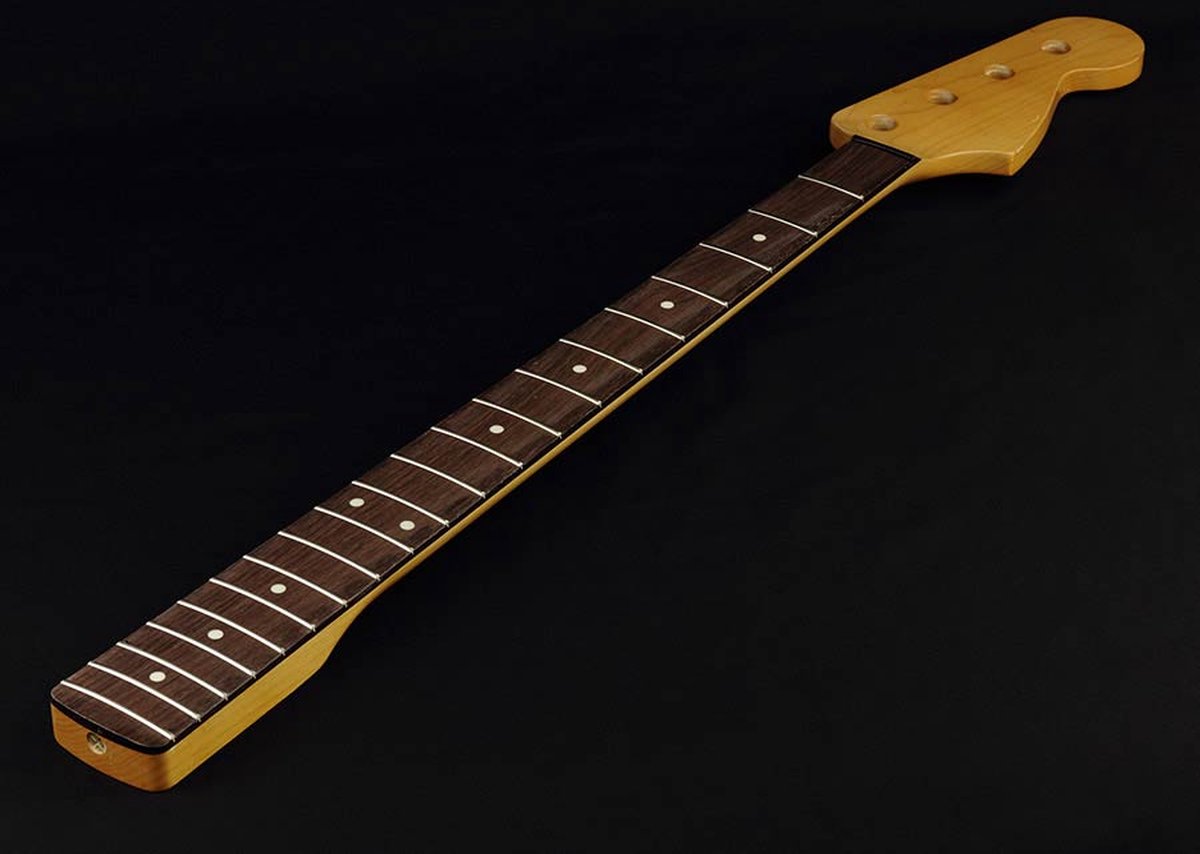 Allparts JRF – Jazz Bass® hals, palissander toets, 10 radius, vintage getinte afwerking