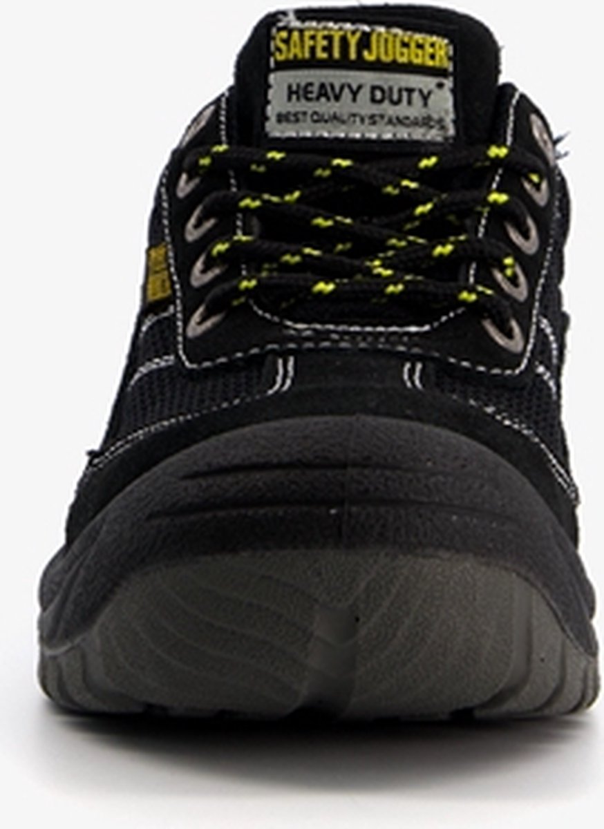 Safety Jogger Gobi leren heren werkschoenen S1P Zwart Maat 40
