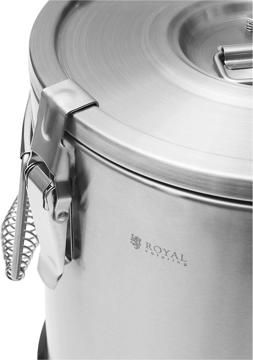 Royal Catering Thermo voedselcontainer - roestvrij staal - Royal Catering - 36 L