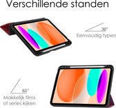 Hoesje Geschikt voor iPad 2022 Hoesje Case Hard Cover Hoes Book Case Met Uitsparing Geschikt voor Apple Pencil - Galaxy