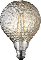 Wofi LED filament ruit Globelamp G125 E27 4W 300lm 1800K Goud Niet dimbaar Ø12.5cm
