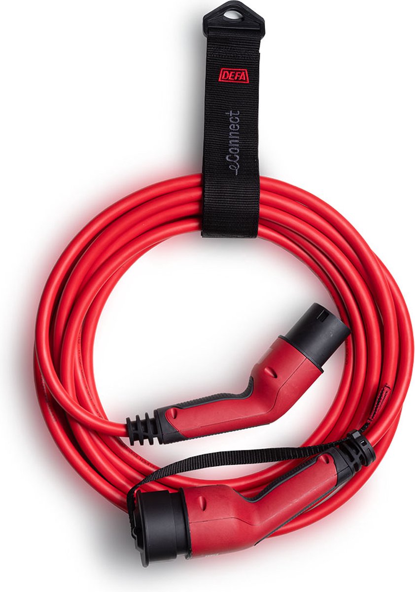 DEFA eConnect™ - Laadkabel Auto Type 2 | 7,5 meter | 11 KW | 16Amp - 3 Fase | nu Gratis tas!