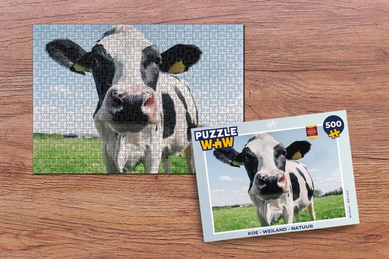 Puzzle Vache - Pâturage - Nature - Animaux - Herbe - Puzzle - Puzzle 1000 pièces adultes