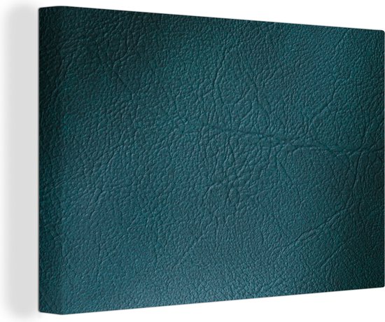Structure cuir vert foncé 140x90 cm - Tirage photo sur toile (Décoration murale salon / chambre)