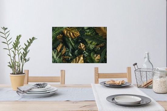 Stickers muraux - Feuilles - Motif - Abstrait - Filles - Enfants - Garçons - 60x40 cm - Feuille adhésive