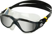 Aquasphere Vista - Zwembril - Volwassenen - Silver Titanium Mirrored Lens - Grijs/Zwart