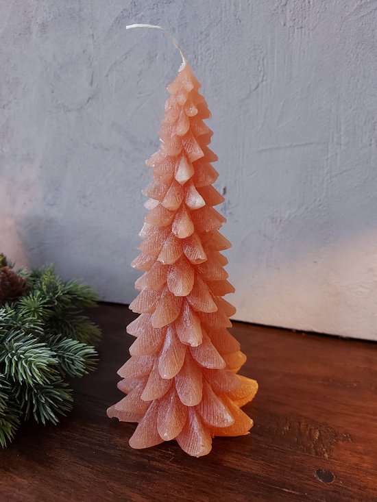 Brynxz – Kerstboom kaars Terra S - Hoogte 21cm