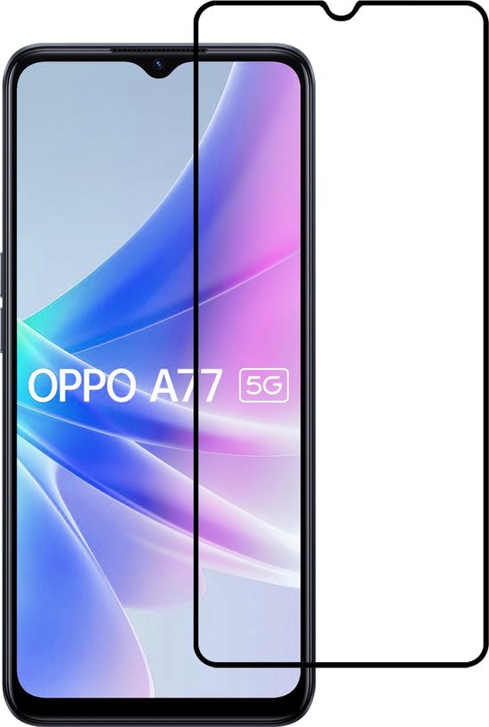 Screenprotector Geschikt voor OPPO A77 Screenprotector Glas Gehard Tempered Glass Full Cover - Screenprotector Geschikt voor OPPO A77 Screen Protector Screen Cover