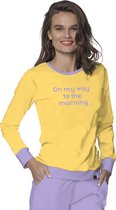 Happy Pyjama's - on my way to the morning- Maat M (S- XL) - Dames pyjama voor volwassenen