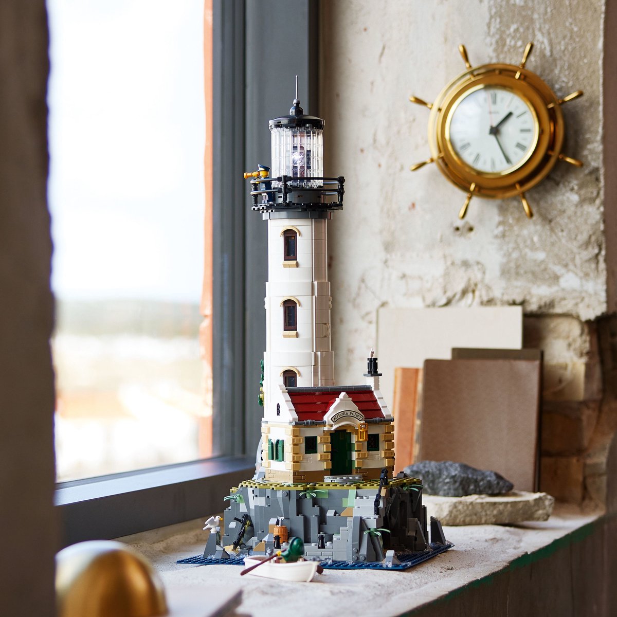 LEGO Ideas Gemotoriseerde vuurtoren met Lichtjes, Modelbouwset voor Volwassenen - 21335 — afbeelding 23