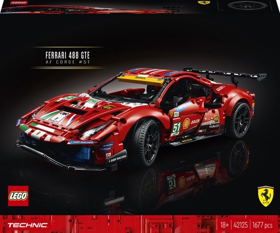 LEGO Technic Ferrari 488 GTE AF Corse #51 - 42125
