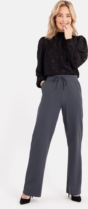 Pantalon gris / Pantalon par Je m'appelle - Femme - Tissu de voyage - Taille  2XL -... | bol.com