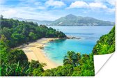 Affiche Plage - Mer - Ile - Arbre - 180x120 cm XXL