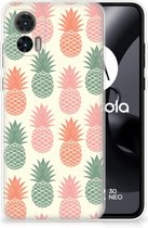 Siliconen Hoesje Motorola Edge 30 Neo GSM Hoesje Ananas