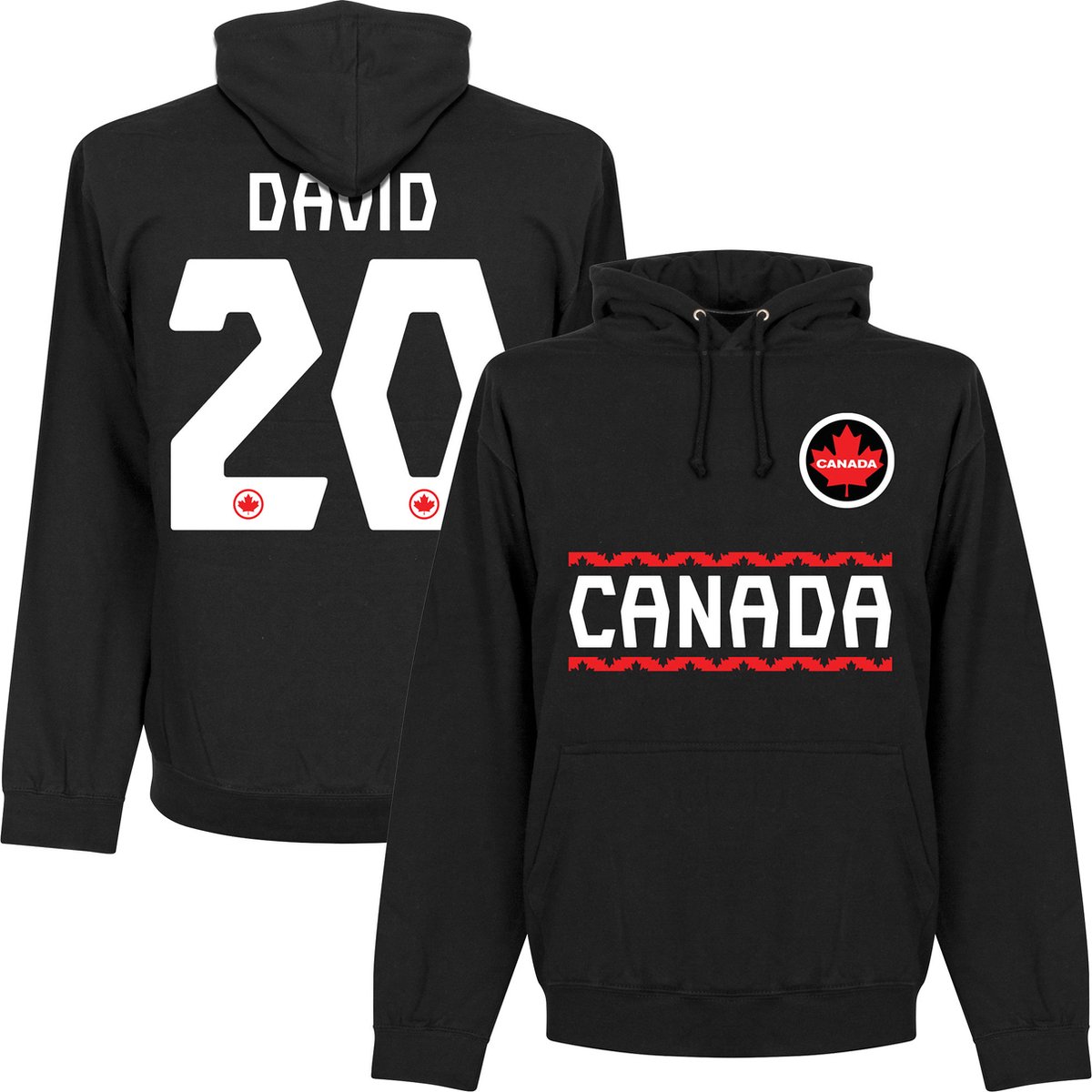 1200x1200.jpg Canada David 20 Team Hoodie - Zwart - M - Afbeelding 1