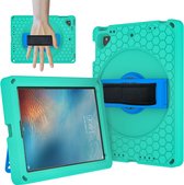 Mobigear Tablethoes geschikt voor Apple iPad 5 (2017) Hoes EVA Schuim | Mobigear Ruggedized Backcover | Schokbestendig iPad 5 (2017) Telefoonhoesje | Anti Shock Proof + Standaard - Groen