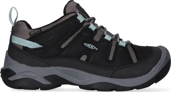 Chaussures de randonnée Keen Circadia Waterproof Femme Noir/ Blue Nuage |  Noir | Cuir... | bol