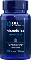 Vitamin D3 - 1000 IU (250 gelcapsules) - Life Extension