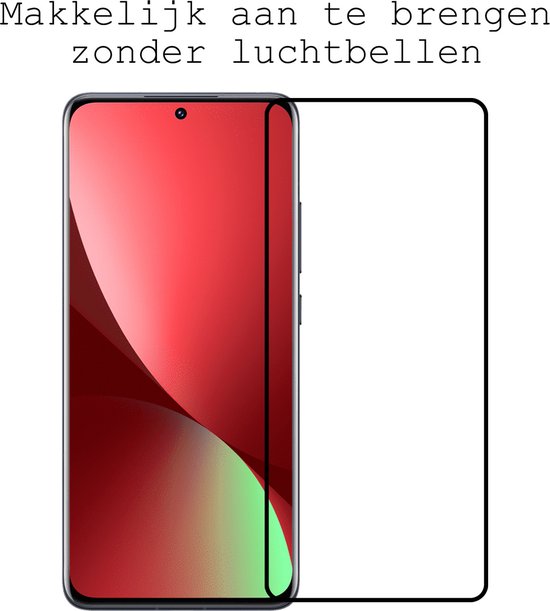 Coque Xiaomi 12 Coque Arrière En Siliconen Avec 2x Protecteur D'écran - Coque Xiaomi 12 Coque En Silicone - Wit