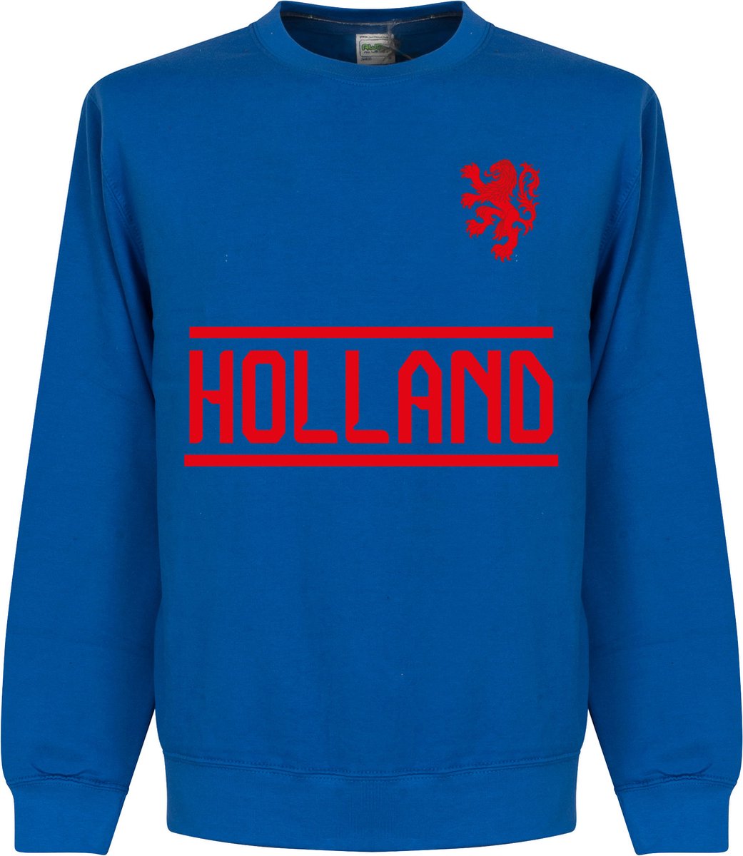 Nederlands Elftal Team Sweater - Blauw - M