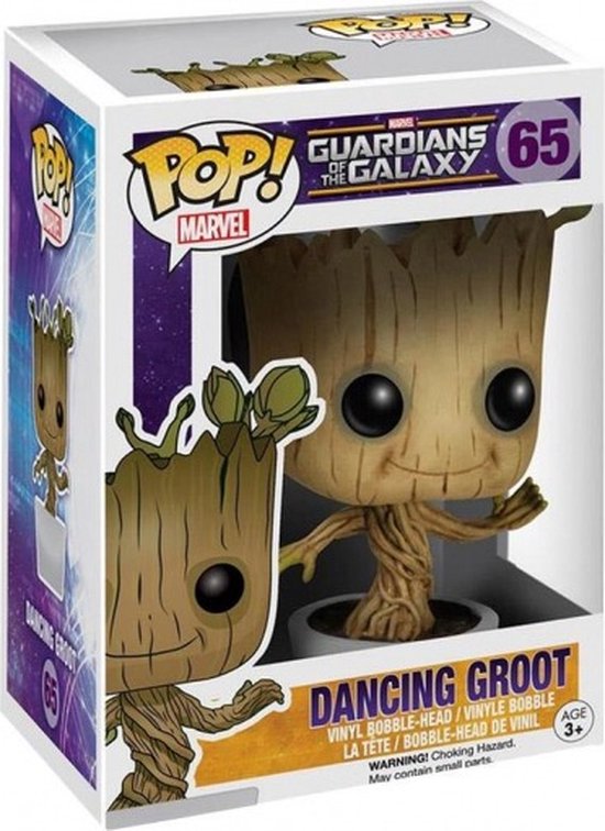 Funko Pop! Marvel: I Am Groot - Groot dans Onesie (Danse) Bobblehead En  Vinyle