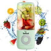 Swissl Blender To Go - Draadloze Smoothie Maker - Draagbare Mini Blender - Portable Juicer - Groen