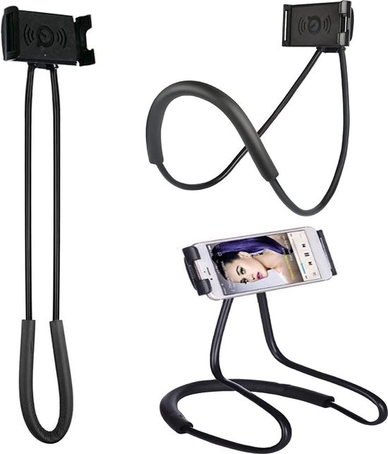 Moxamo Gooseneck Verstelbare standaard, universele houder voor mobiele telefoon, luie hals, 360 graden, telefoonhouder, kantoor, met flexibele arm, lange arm, multifunctioneel, houder voor smartphone Moxamo Gooseneck Verstelbare standaard, universele houder voor mobiele telefoon, luie hals, 360 graden, telefoonhouder, kantoor, met flexibele arm, lange arm, multifunctioneel, houder voor smartphone