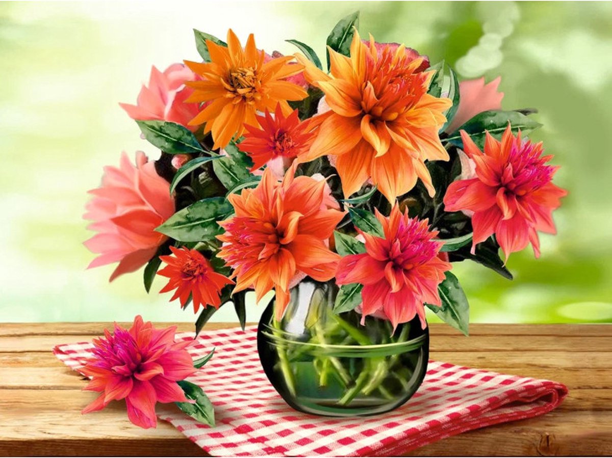 Diamond Painting Bright Bouquet 30 x 40 cm