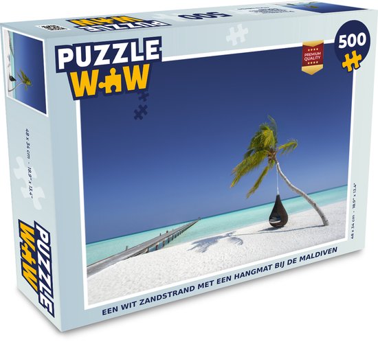 Puzzel Hangmat - Palmboom - Strand - Legpuzzel - Puzzel 500 stukjes |  bol.com