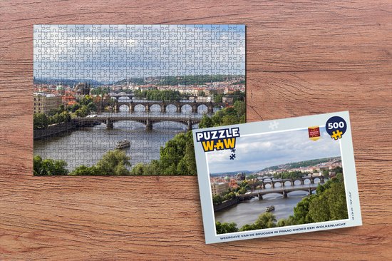 Puzzle Nuages - Prague - Ponts - Puzzle - Puzzle 500 pièces