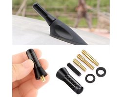 Antenne - Auto antenne - Carbon fiber antenne - Korte antenne universeel -Zwart