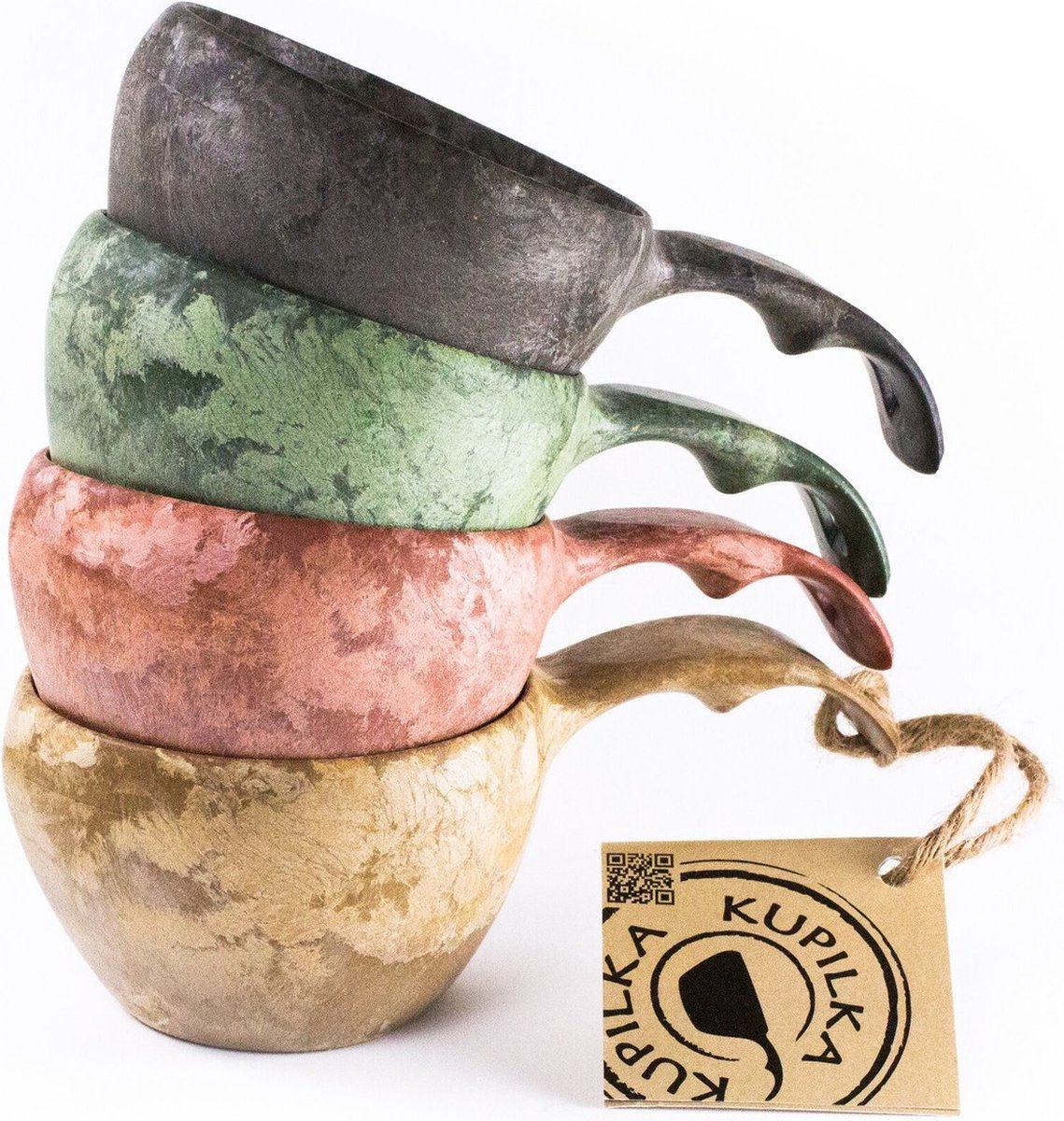 Kupilka Boîte-cadeau-Tasse, Cuillère Et Bol-Cranberry (Rouge