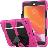 Extreme Robuuste Armor Case Hoesje Tablethoes Geschikt voor: Apple iPad 2021 / Apple iPad 2020 / Apple iPad 2019 - 10.2 inch - Pink