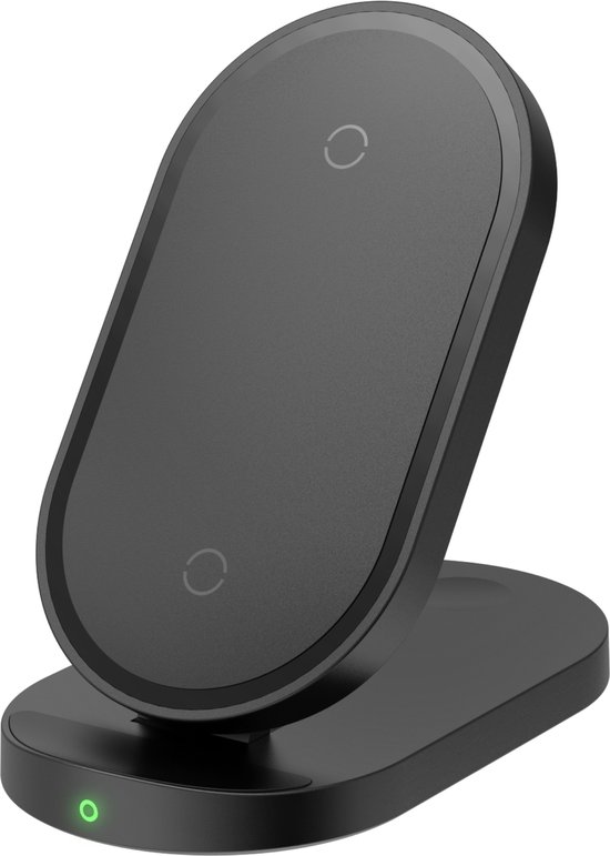 Nuvance 3 in 1 Draadloze Oplader Inclusief Telefoonhouder Wireless Charger 15W... bol