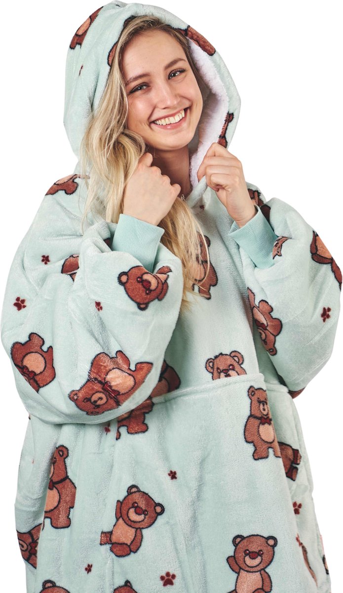 Hello Kitty Plaid Couverture à Capuche Surdimensionnée Avec Manches, Sweat-shirt Polaire Chaud D'hiver Pour Femmes Et Hommes, Pull Géant Pour Télévision, Couvertures De Camping Couverture Hello Kitty